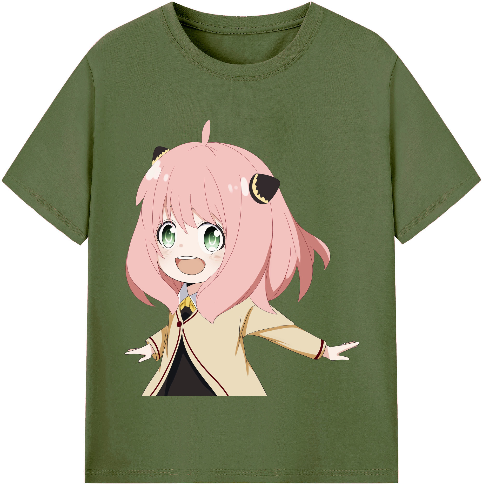 （画像用） SPY×FAMILY间谍家家酒 綿100％半袖Tシャツ（フロントプリント）